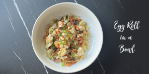 egg roll in a bowl