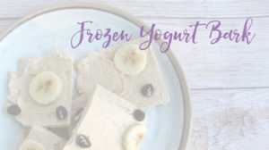 Frozen Yogurt Bark