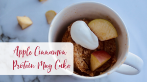 Apple Cinnamon Protein Mug Cake