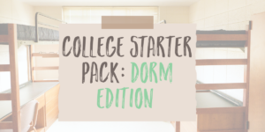 starter pack dorm