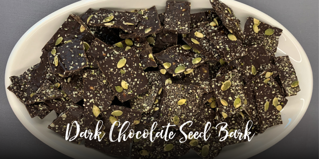 Recipe: Dark Chocolate Seed Bark