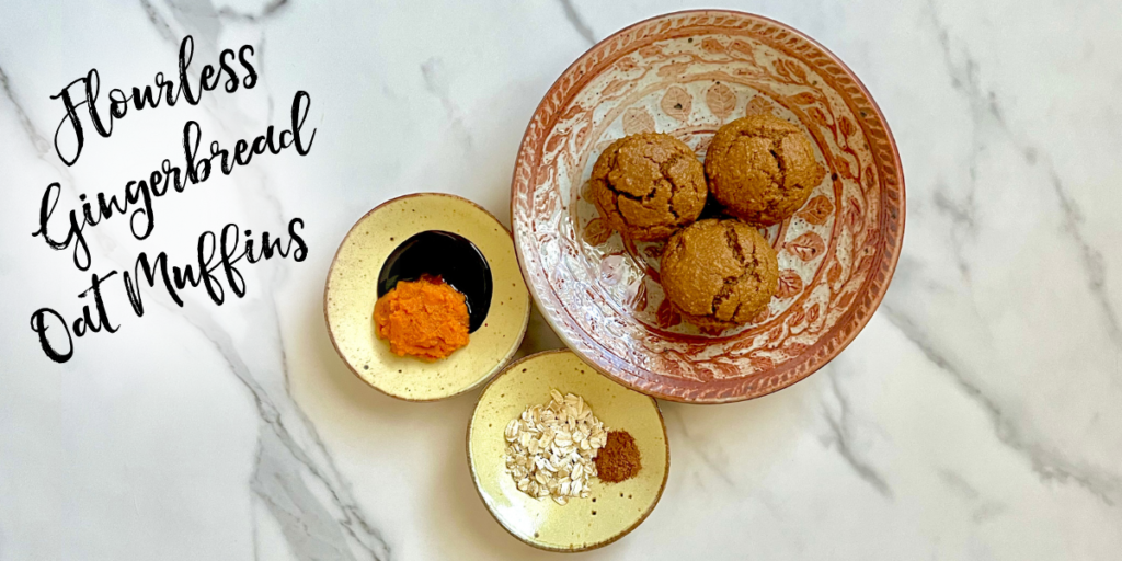 Recipe: Flourless Gingerbread Oat Muffins