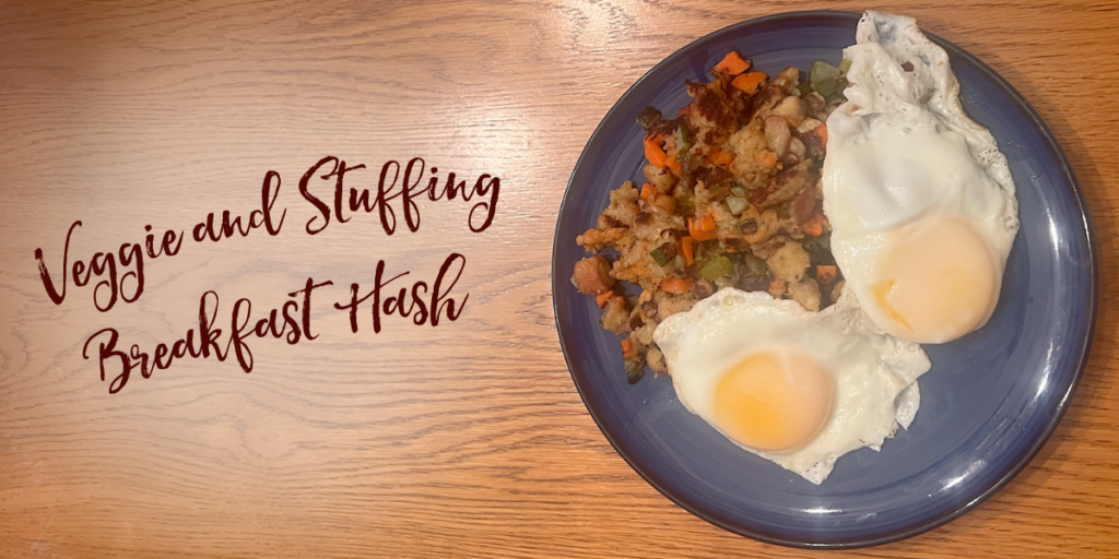 Recipe: Veggie and Stuffing Breakfast Hash