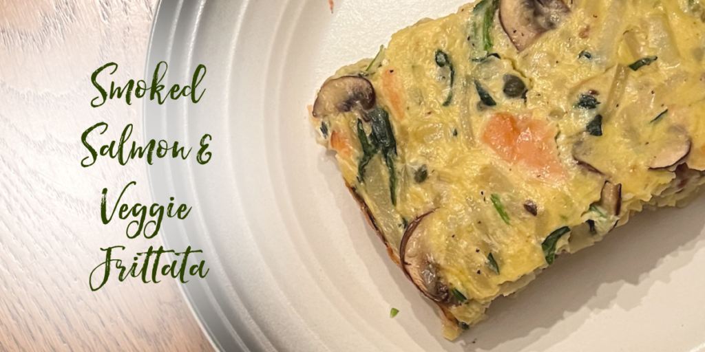 Recipe: Smoked Salmon and Veggie Frittata